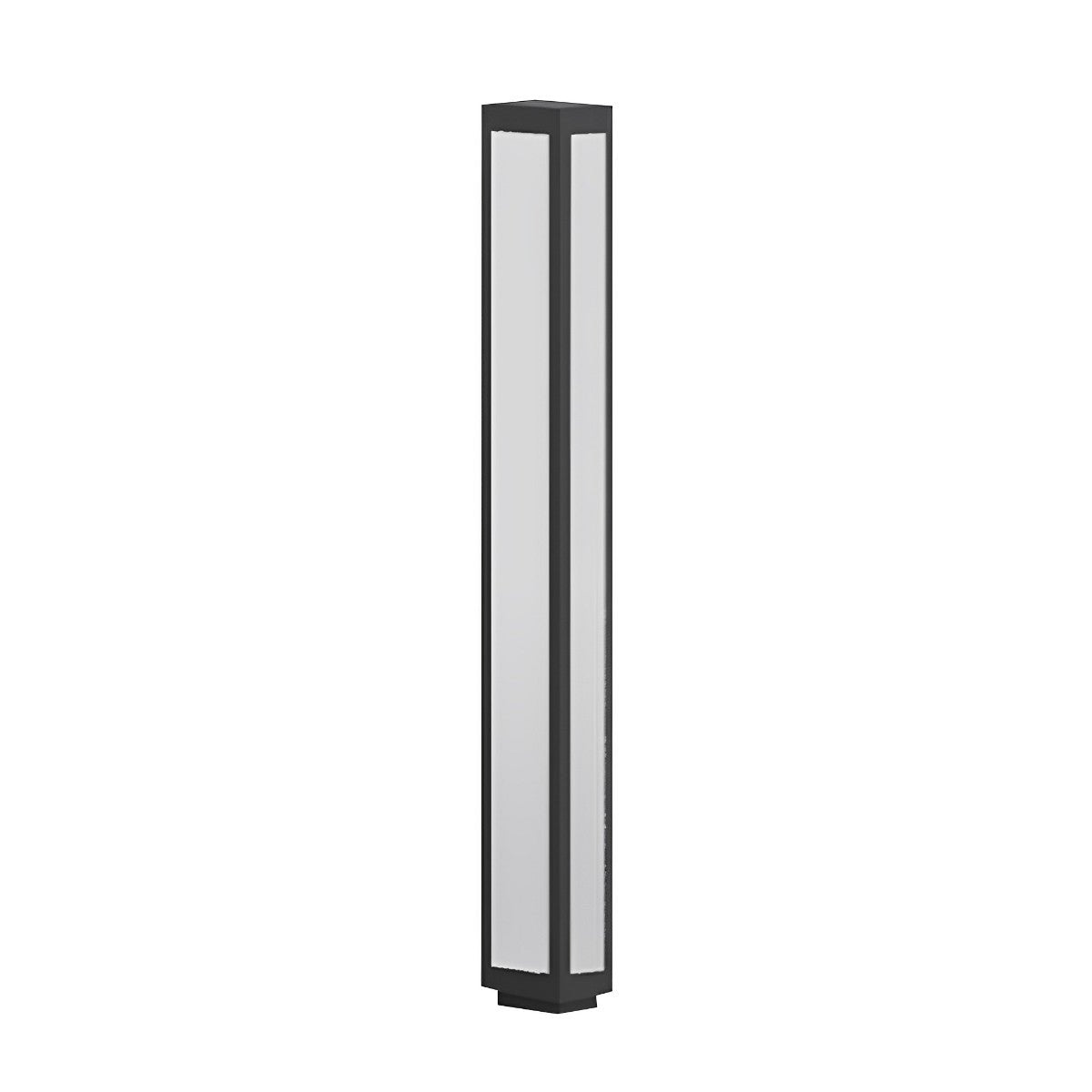 Waterproof LED Black Modern Outdoor Column Light