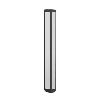 Waterproof LED Black Modern Outdoor Column Light