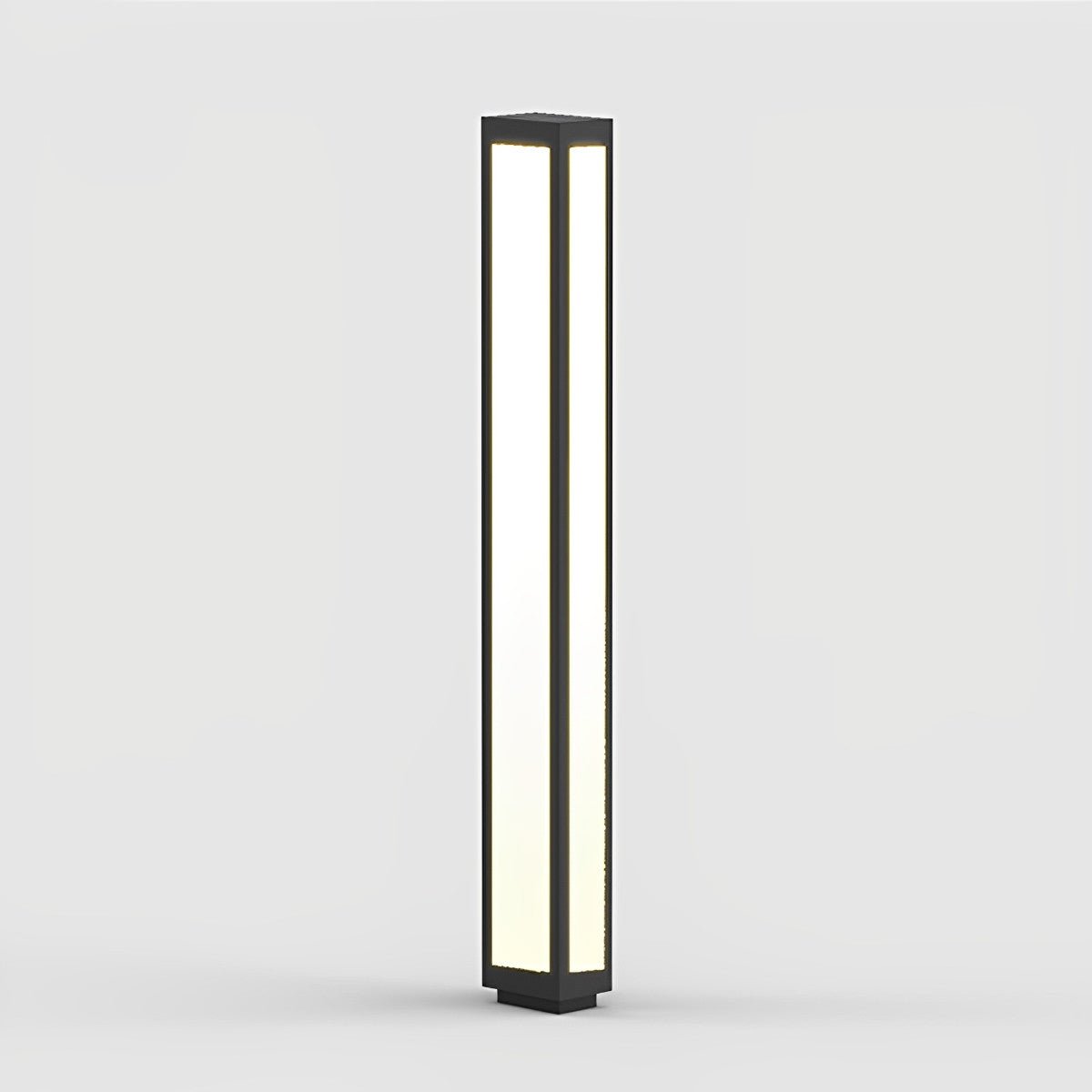 Waterproof LED Black Modern Outdoor Column Light