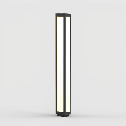 Waterproof LED Black Modern Outdoor Column Light