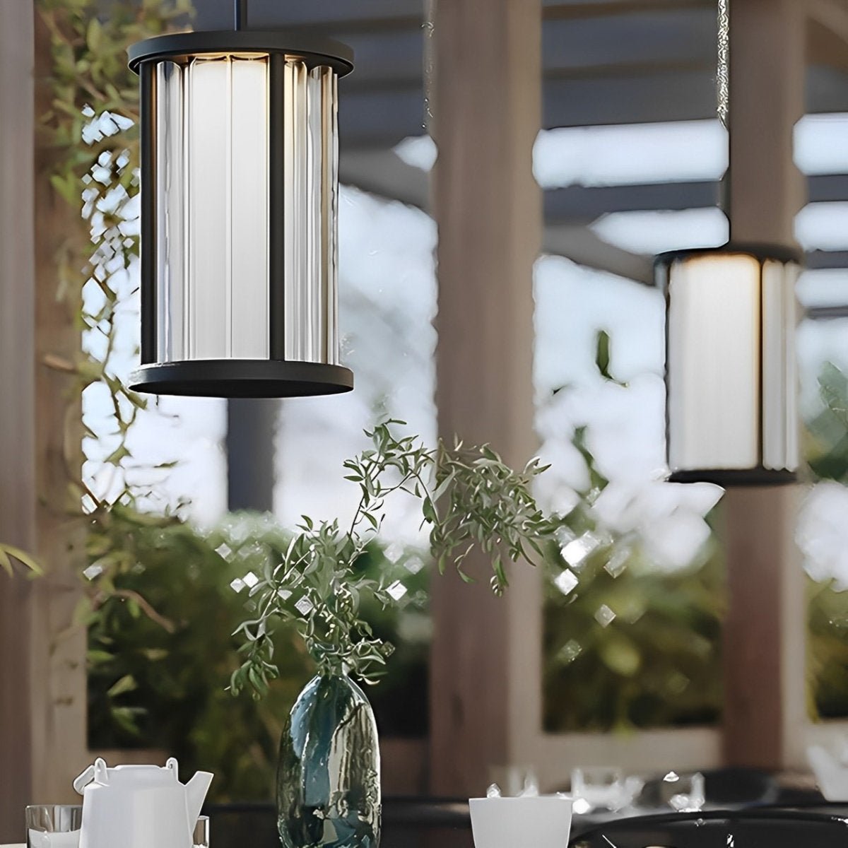 Cylinder Waterproof LED Outdoor Hanging Lights - Flare Shack