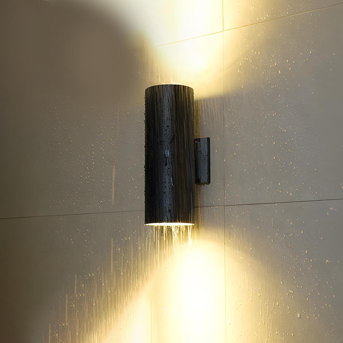 Cylinder Waterproof Outdoor Up and Down LED Exterior Wall Lights Spotlight