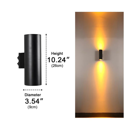 Waterproof Outdoor Up and Down LED Exterior Wall Lights Spotlight