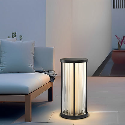 Cylinder Waterproof Solar LED Outdoor Floor Lamp - Flare Shack