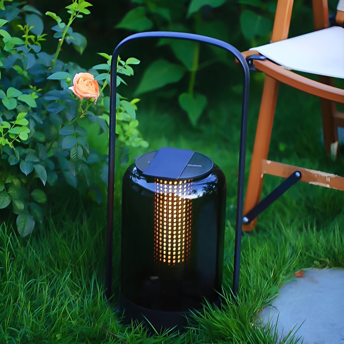 Cylinder Waterproof Solar LED Outdoor Table Floor Lamp - Flare Shack