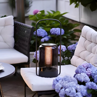 Cylinder Waterproof Solar LED Outdoor Table Floor Lamp - Flare Shack