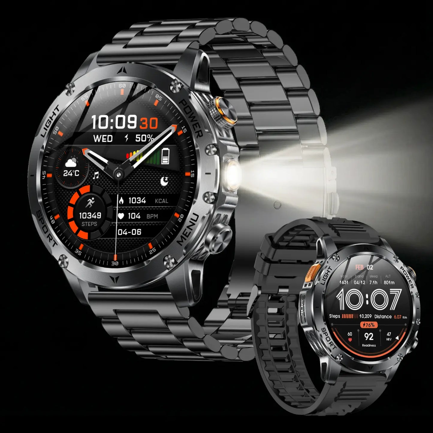 smartwatch with flashlight