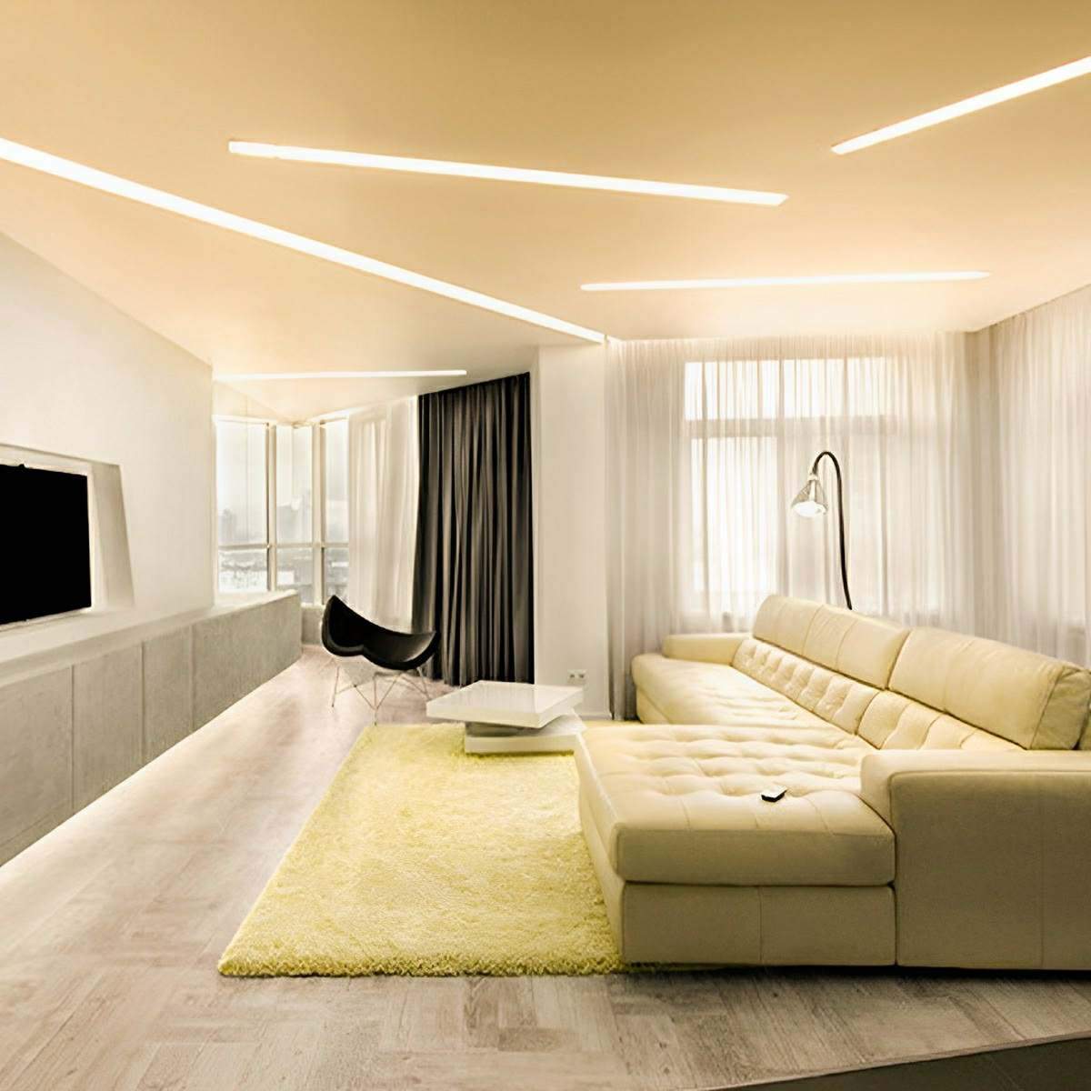 DC 24V Waterproof Outdoor Recessed COB Flexible Linear Stair Lights