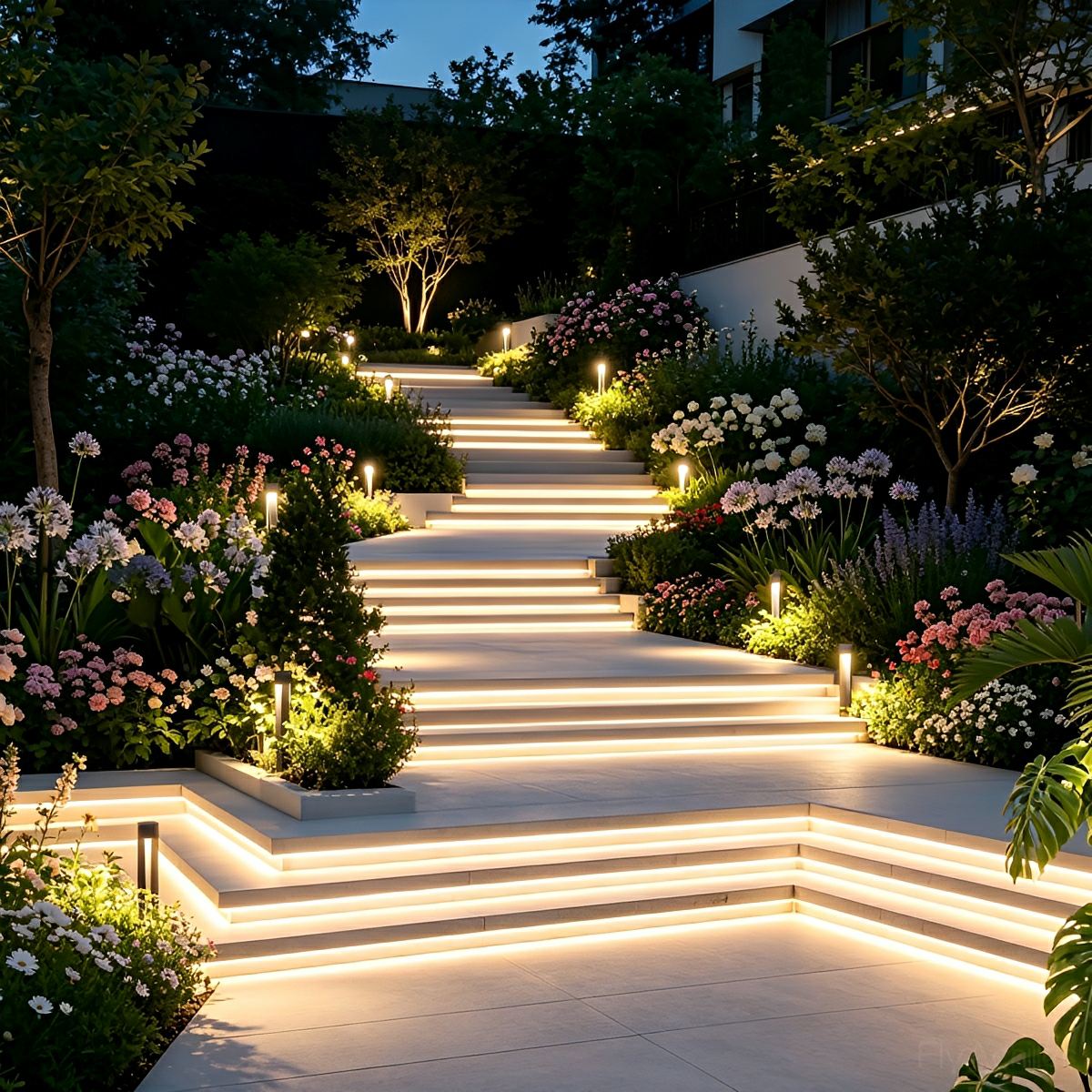 DC24V Waterproof Outdoor Recessed LED Flexible Linear Light Stair Lighting DIY - Flare Shack