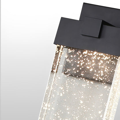 Dimmable Modern Crystal Bubble Waterproof LED Outdoor Wall Light