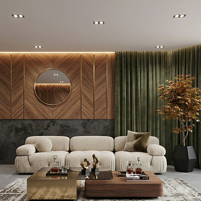 Dimmable Modern Minimalist 2-Lights Ceiling Downlight Recessed LED Spotlight