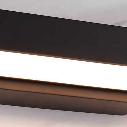 Dimmable Modern Minimalist Waterproof Black Porch Outdoor Wall Light