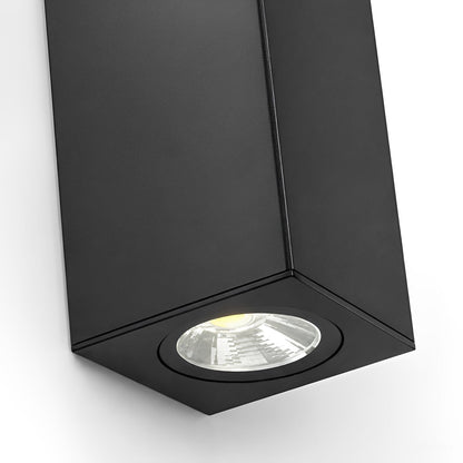 Dimmable Waterproof Outdoor Rectangular Up and Down Exterior Wall Lights