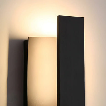 Dimmable Waterproof Rectangle Black LED Outdoor Wall Sconces