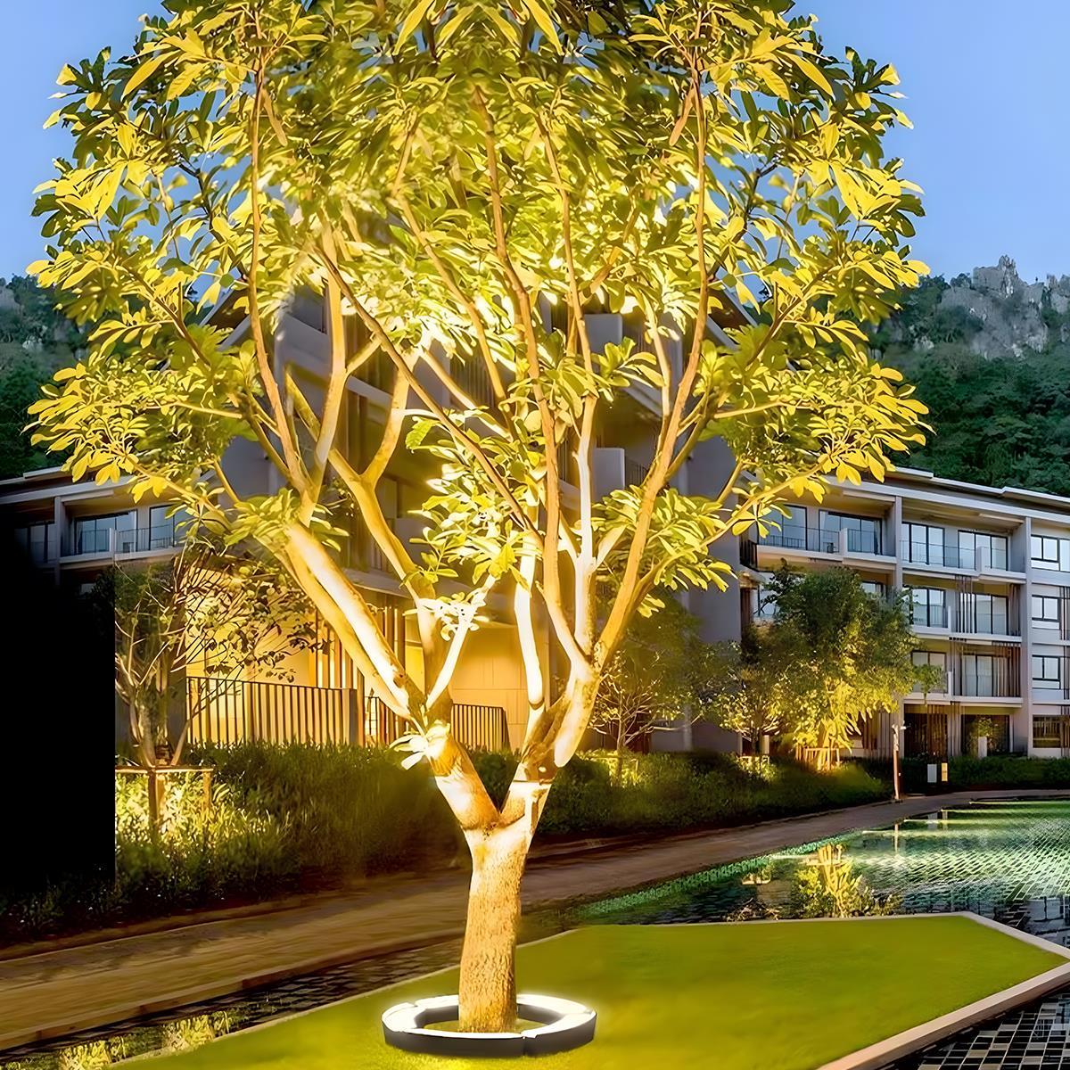 DIY Outdoor Waterproof LED Arc Spot Lights Trees Lawn Lights - Flare Shack