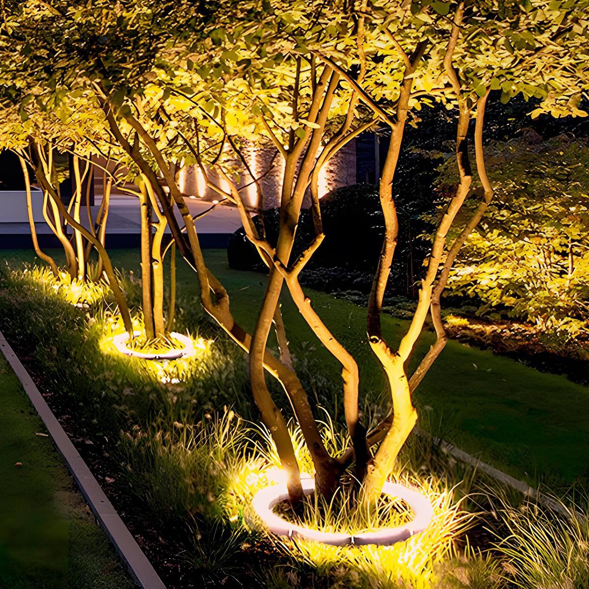 DIY Outdoor Waterproof LED Arc Spot Lights Trees Lawn Lights - Flare Shack
