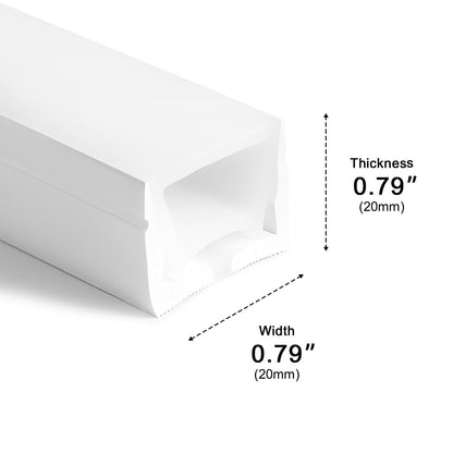 DIY Plug In Flexible LED Neon Strip Light Recessed Linear Lighting