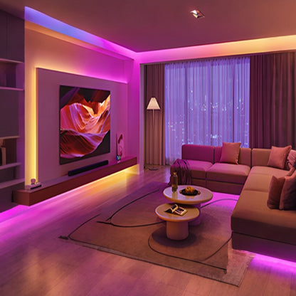 DIY RGB Recessed Atmosphere Streamer Flexible LED Neon Light Strip - Flare Shack