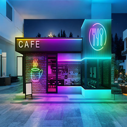 DIY RGB Recessed Atmosphere Streamer Flexible LED Neon Light Strip - Flare Shack