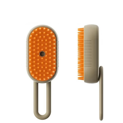 3 In1 Dog Cat Steamy Brush Spray Massage - Bath Brush & Hair Removal Tool