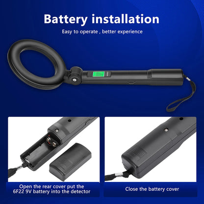 High-Sensitivity Handheld Metal Detector
