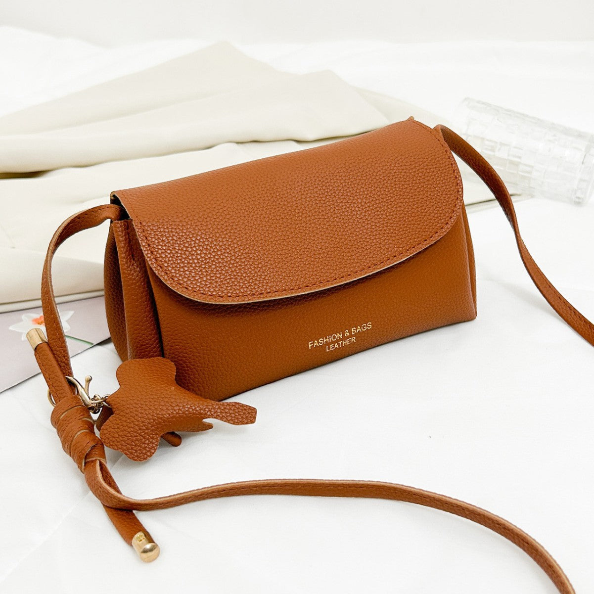 Lightweight versatile women's crossbody bag - soft-shoulder, PU leather, everyday use