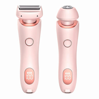 Electric Shaver 3D Floating Blade Dual-Head Waterproof Wet Dry Use Gentle Painless Hair Removal Fall 2025 Self-Care Gift