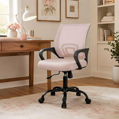 Ergonomic Mid-Back Chair – Lumbar Support & Rocking - Flare Shack