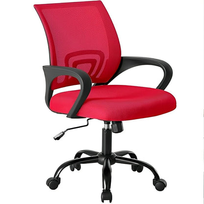 Ergonomic Mid-Back Chair – Lumbar Support & Rocking