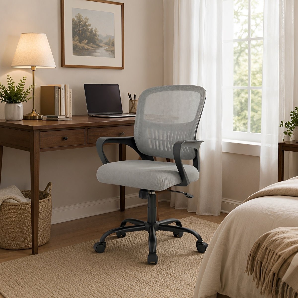 Ergonomic Reclining Office Chair with 350 lbs Capacity - Flare Shack