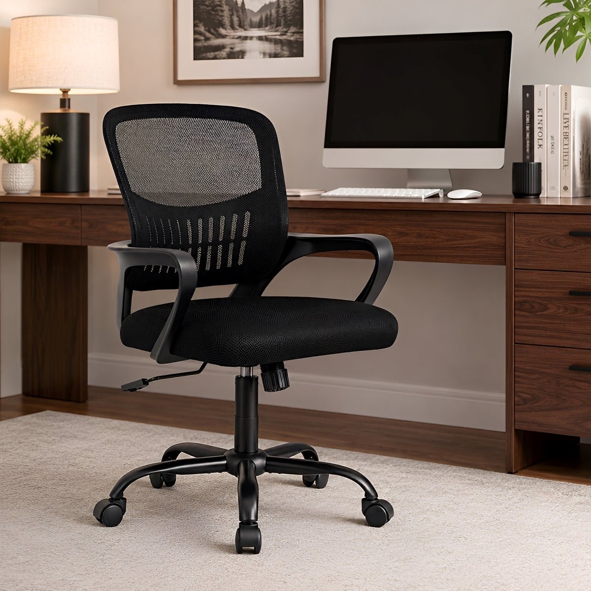 Ergonomic Reclining Office Chair with 350 lbs Capacity - Flare Shack