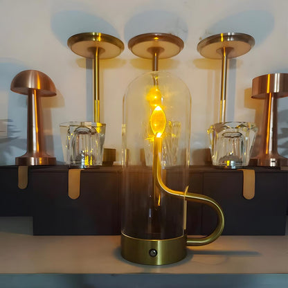 Flame Water Drop Table Lamp with USB Rechargeable - Flare Shack