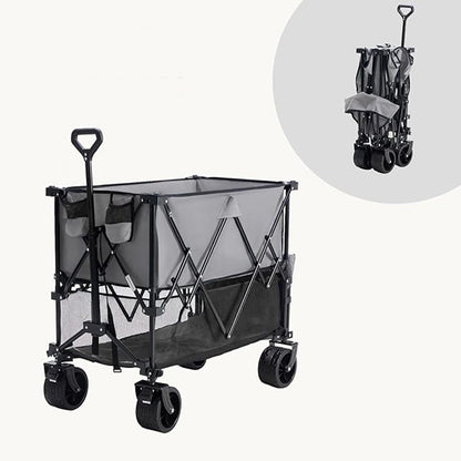 Folding Double-Decker Truck with Brakes Wagon Cart 320L