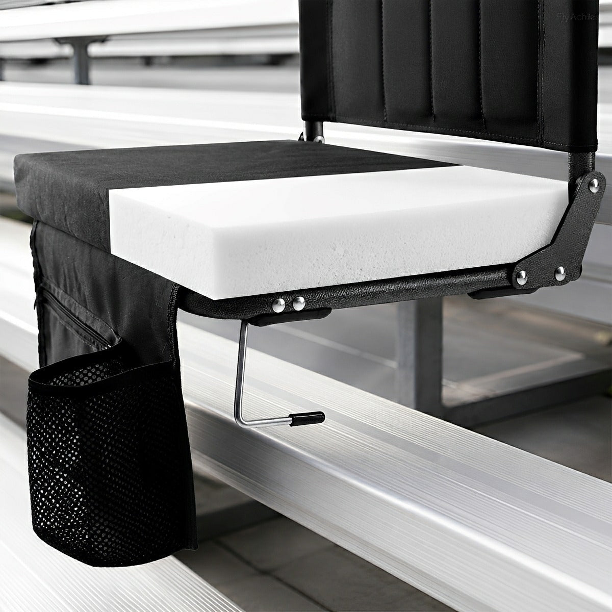 Folding Stadium Seat – Thick Cushion, 350 lbs, Non-Slip