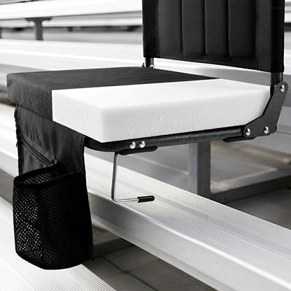 Folding Stadium Seat – Thick Cushion, 350 lbs, Non-Slip