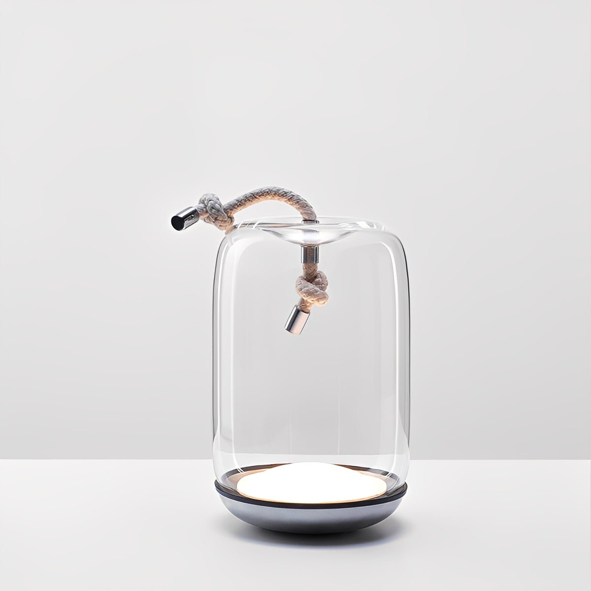 Glass Cylinder Waterproof LED Outdoor Portable Lantern Floor Lamp - Flare Shack