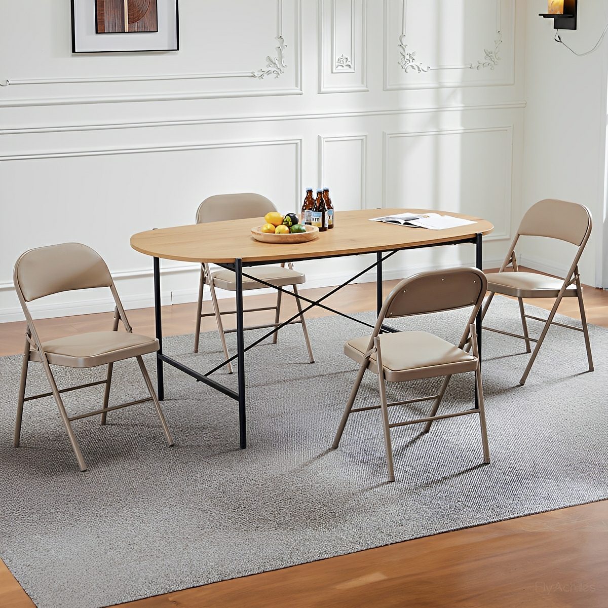 Heavy Duty Folding Chair – Padded Seat, 350 lb, Lightweight