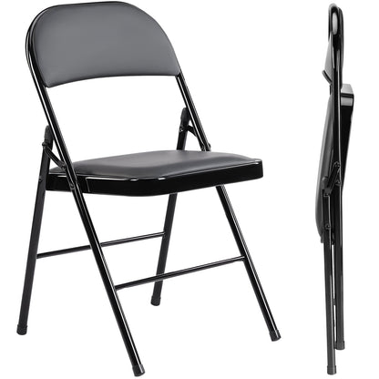 Heavy Duty Folding Chair – Padded Seat, 350 lb, Lightweight