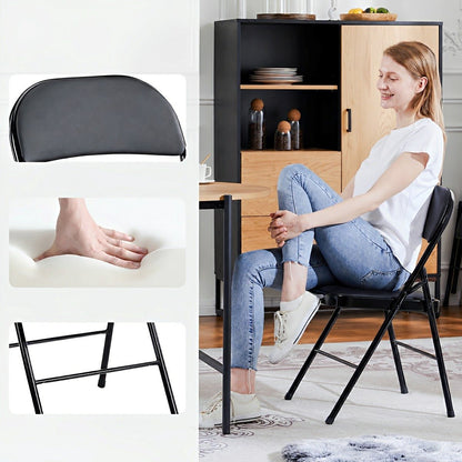 Heavy Duty Folding Chair – Padded Seat, 350 lb, Lightweight