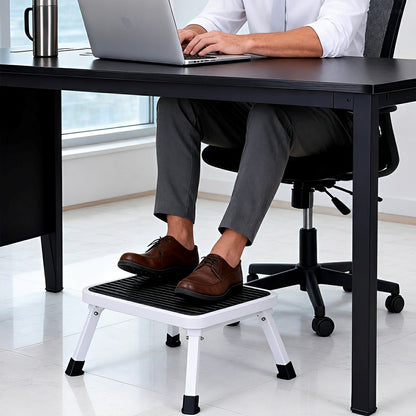 Heavy Duty Folding Step Stool – 330 lbs, Non-Slip, Safety Lock
