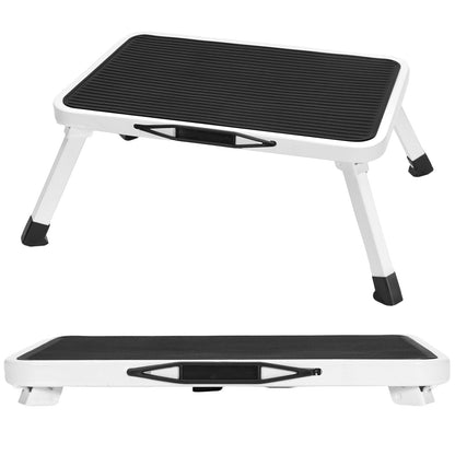 Heavy Duty Folding Step Stool – 330 lbs, Non-Slip, Safety Lock