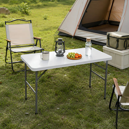 Heavy Duty Folding Table with Handle – For Camping - Flare Shack