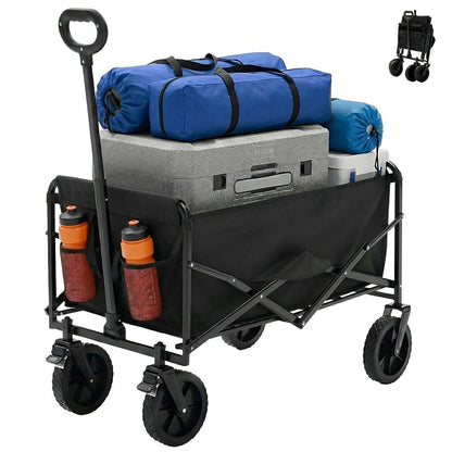 Heavy Duty Folding Utility Wagon Cart Outdoor Trolley