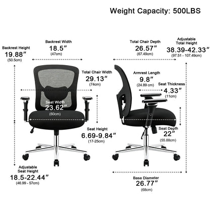 Modern Adjustable Mesh Ergonomic Office Chair