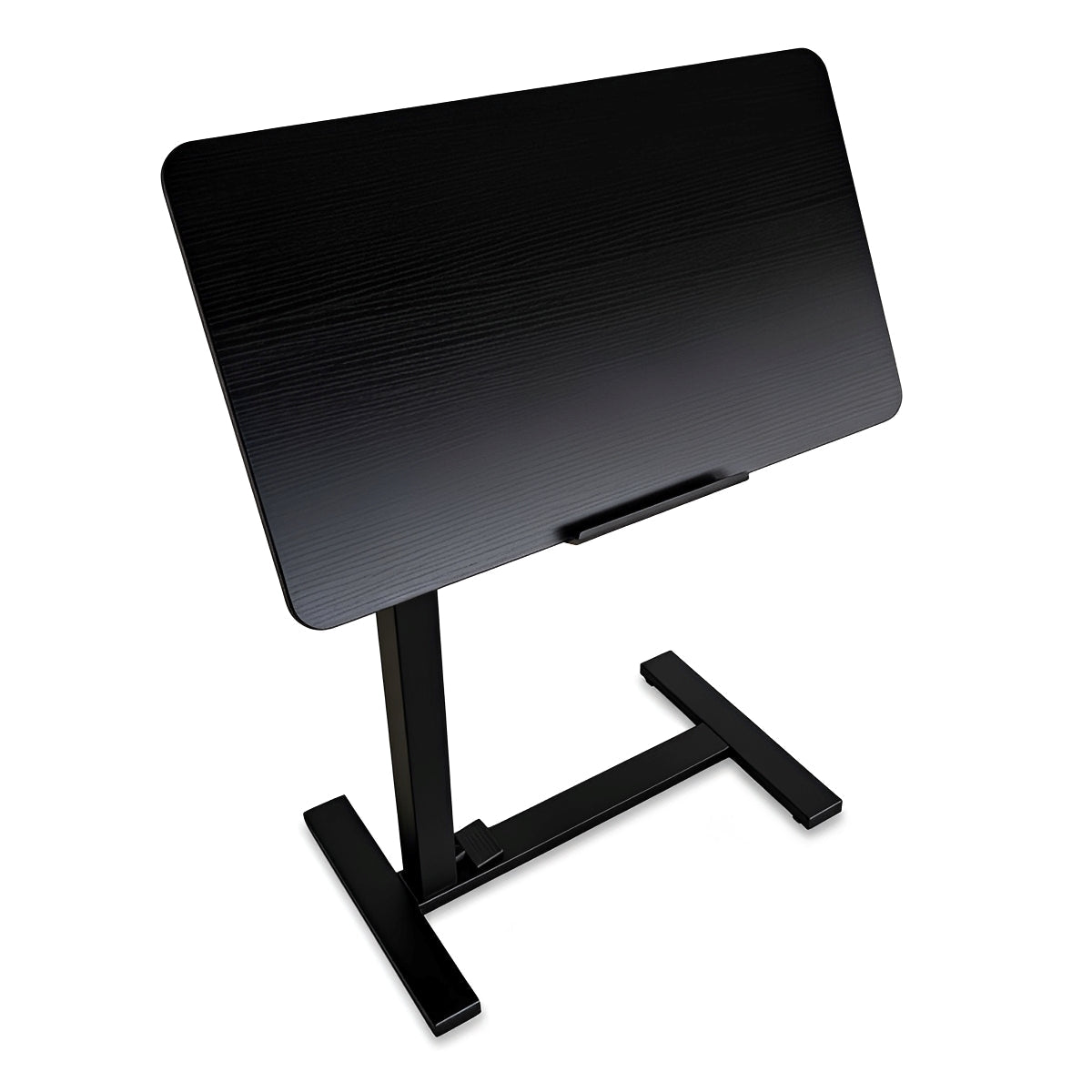 Height-Adjustable Bedside Table on Wheels – Portable