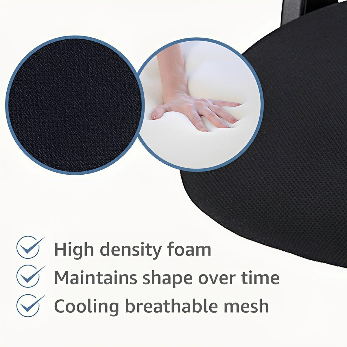 High Back Mesh Office Chair – Adjustable Headrest, Flip Arms
