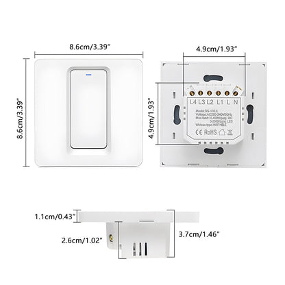 Homekit Home Smart Switch Light Control For Apple Homekit, CozyLife Smart