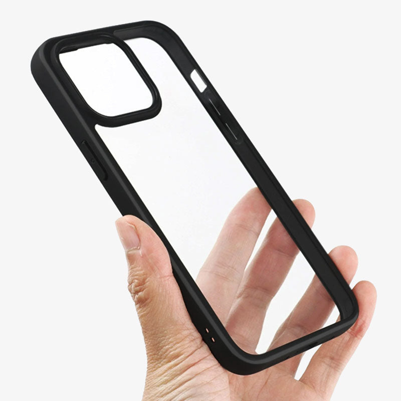 Clear iPhone Case With Reinforced Edge Slim Drop Protection