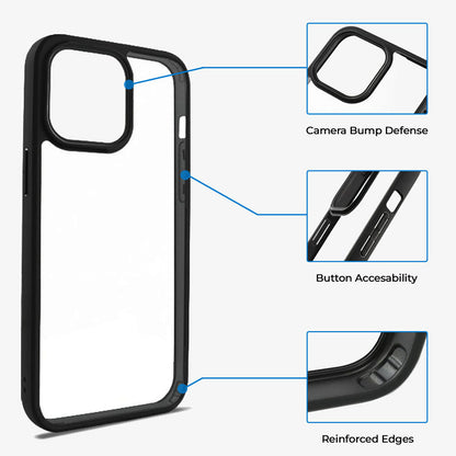Clear iPhone Case With Reinforced Edge Slim Drop Protection