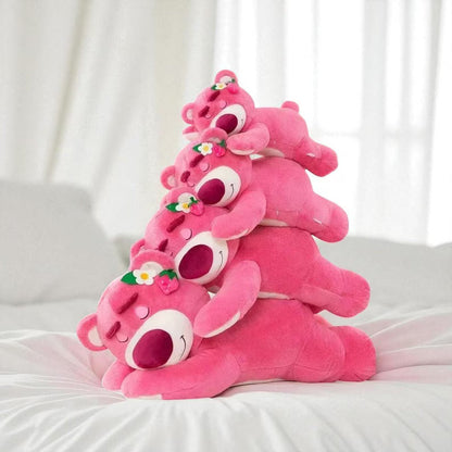 Lotso Plush Strawberry Bear Pillow - 90cm Stuffed Toy, A Sweet Valentine's Day Gift & Festivals